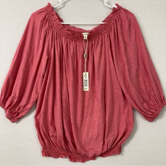 Max Studio Tops - New Max Studio Dusty Pink Soft Stretch Rayon Casual Top size Medium
